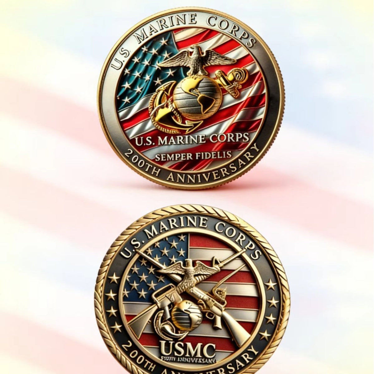 250Th Anniversary 3D Commemorative Medal Coin Collectible