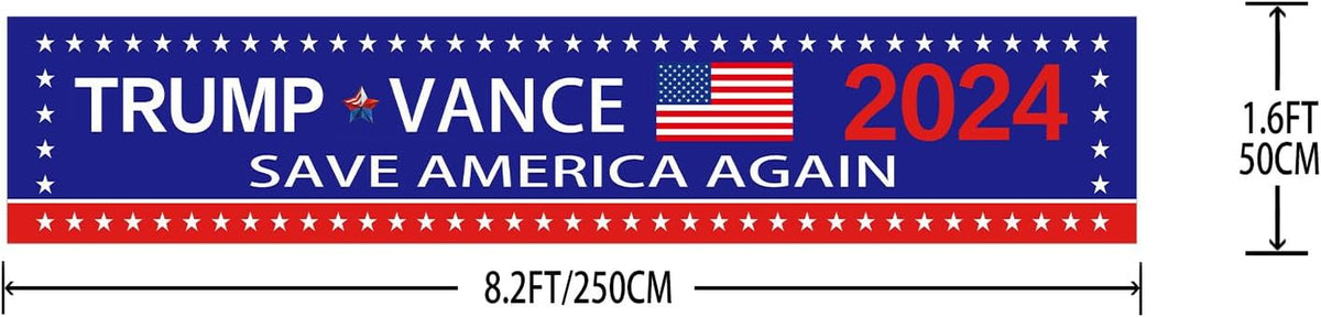 Trump Vance 2024 Banner, Gift For Trump Supporters, Election 2024