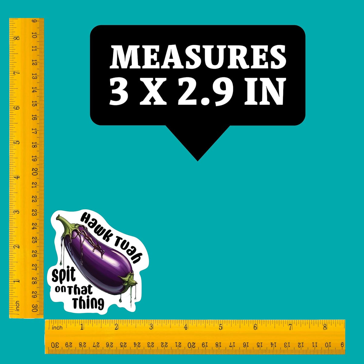 Hawk Tuah Spit on That Thing Sticker Decal, Funny Hilarious Meme Joke