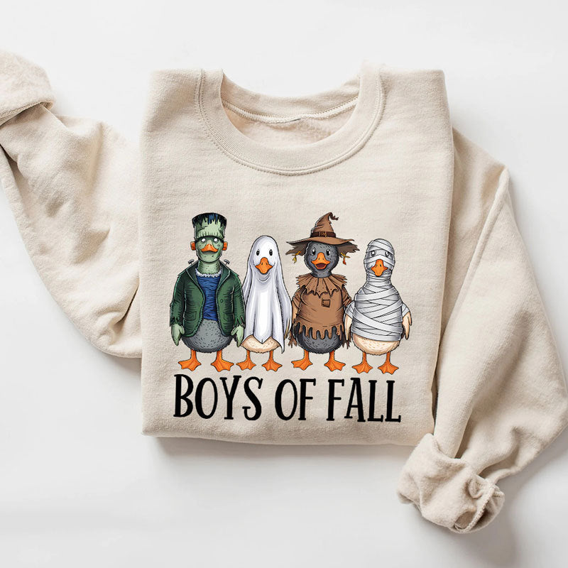 Boys of Fall , Autumn Sweatshirt, Fall Halloween Sweater, Fall Season