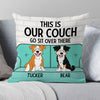 This Is Our Couch Sit Over There Pop Eyed, Personalized Pillow, Custom Gift For Dog Lovers