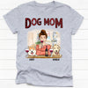 Dog Mom, Red, Personalized Dogs Shirt, Customized Gifts for Dog Lovers, Custom Tee