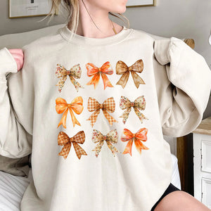 Coquette Fall Sweatshirt, Autumn Sweatshirt, Fall Leopard Sweater, Thanksgiving Shirt