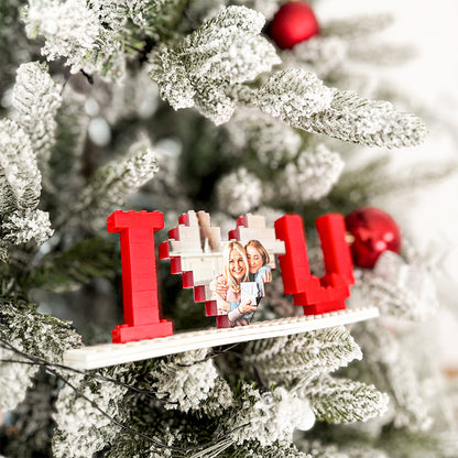 Personalised Photo Print Acrylic Block Puzzle Lego, I Love You Acrylic Block, Mom Acrylic Block, Gift For Mom, Gift For Family
