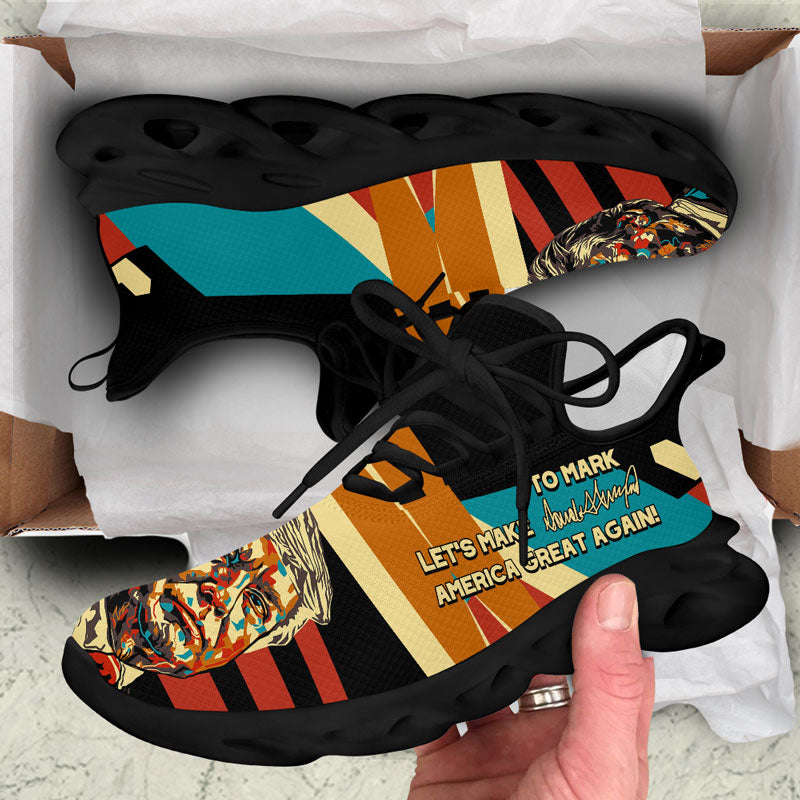 Trump Make America Great Again Retro MaxSoul Shoes, Personalized Trump Sneakers, Trump Shoes, Election 2024