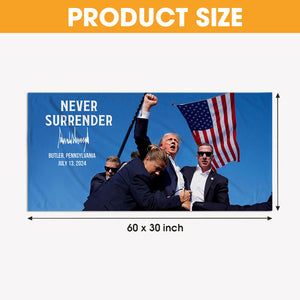 Trump Legends Never Die, Trump Shot, Personalized Beach Towel, Election 2024