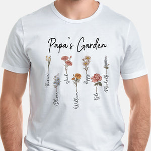 Custom Birth Month Flower, Personalized Shirt, Gifts For Mom