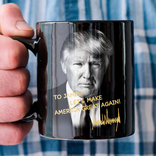 Make America Great Again President Donald Trump Autographed, Personali