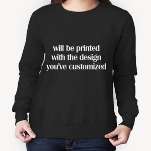 DARK SWEATSHIRT Replicate Your Customized Design Onto A Dark Sweatshirt