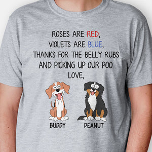 Roses Are Red Violets Are Blue Pop Eyed, Personalized Shirt, Gift For Dog Lovers