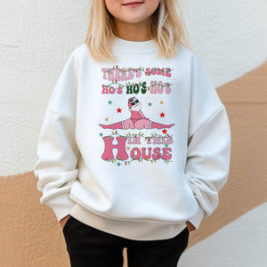 There's Some Ho's Ho's Ho's, Christmas Gift Ideas, Kid Sweatshirt, Christmas sweaters