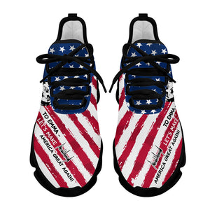 Let's Make America Great Again Trump MaxSoul Shoes, Personalized Sneakers, Gift For Trump Fans, Election 2024