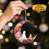 Still Talk About You, Personalized Circle Shape Ornament, Gift for Pet Lovers