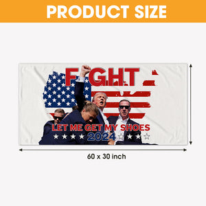 Trump Legends Never Die, Trump Fight, Trump Shot, Personalized Beach Towel, Election 2024