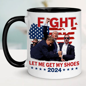 Trump Fight, Legends Never Die, Trump Supporters Mug, Election 2024