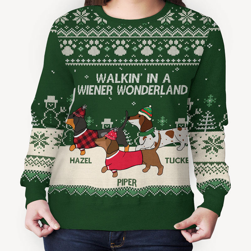 Wiener wonderland sweater sales