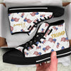 Trump Patriotic Gold High Top Shoes, Personalized Trump Sneakers, Trump Shoes, Election 2024