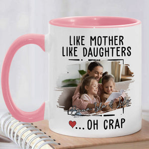 Like Mother Like Daughter, Personalized Coffee Mug, Mother's Day Gifts, Custom Photo