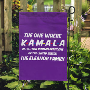 First Woman President Kamala Harris, Personalized House Flag, Election 2024