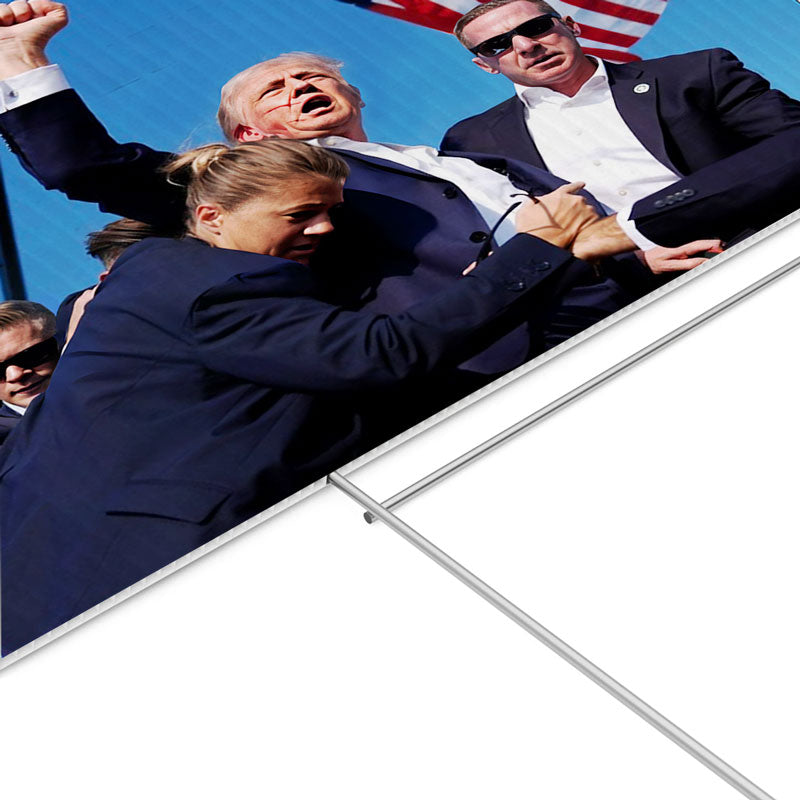 Legend Never Die Trump Assassination, Personalized Yard Sign, Trump Shot, Trump Sign, Election 2024