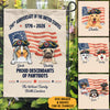 250th Anniversary USA Dog Flag Personalized, Custom Pawtriot Pet Garden Flag, Patriotic Flag, Personalized Garden Flags, Decoration For Dog Lovers