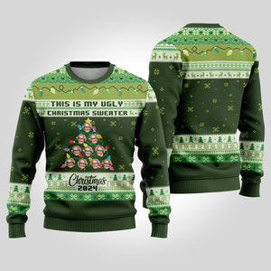 This Is My Ugly Sweater, Personalized All-Over-Print Sweater, Kid Sweatshirt, Custom Photo