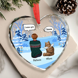 Still Talk About You, Personalized Heart Glass Ornament, Dog Ornament, Gifts For Pet Lovers