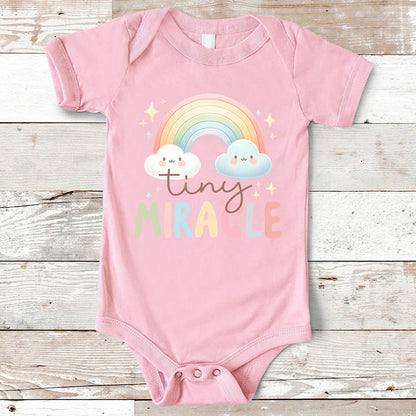 Tiny Miracle, Personalized Baby Clothes, Custom Baby Onesies, Baby Shower Gifts