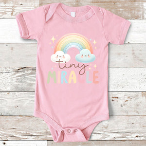 Tiny Miracle, Personalized Baby Clothes, Custom Baby Onesies, Baby Shower Gifts