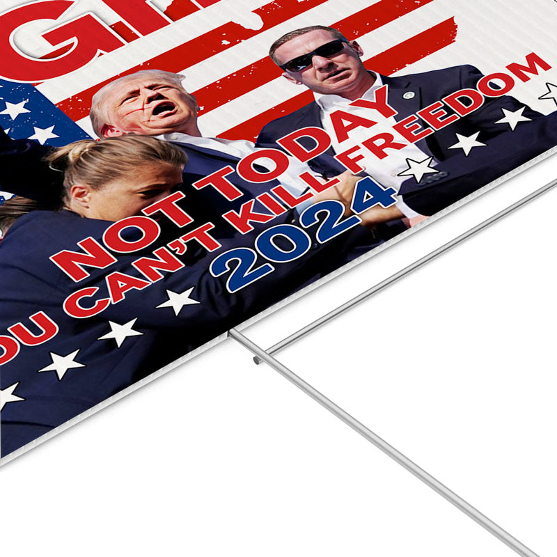 Trump Legends Never Die, Trump Shooting, Trump Fight, Personalized Yard Sign, Trump Sign, Election 2024