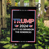 Let's Go Brandon Trump 2024, Personalized House Flag, Home Decoration, Election 2024