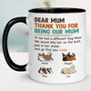 Bite On Butt, Personalized Ceramic Mug, Gift For Dog Lovers, Custom Photo