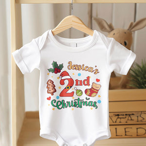 1st Christmas Santa Gifts, Personalized Baby Clothes, Custom Baby Onesies, Baby Shower Gifts, Christmas Gifts