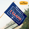 Voting For Felon Trump, Personalized House Flag, Gift For Trump Fans, Election 2024