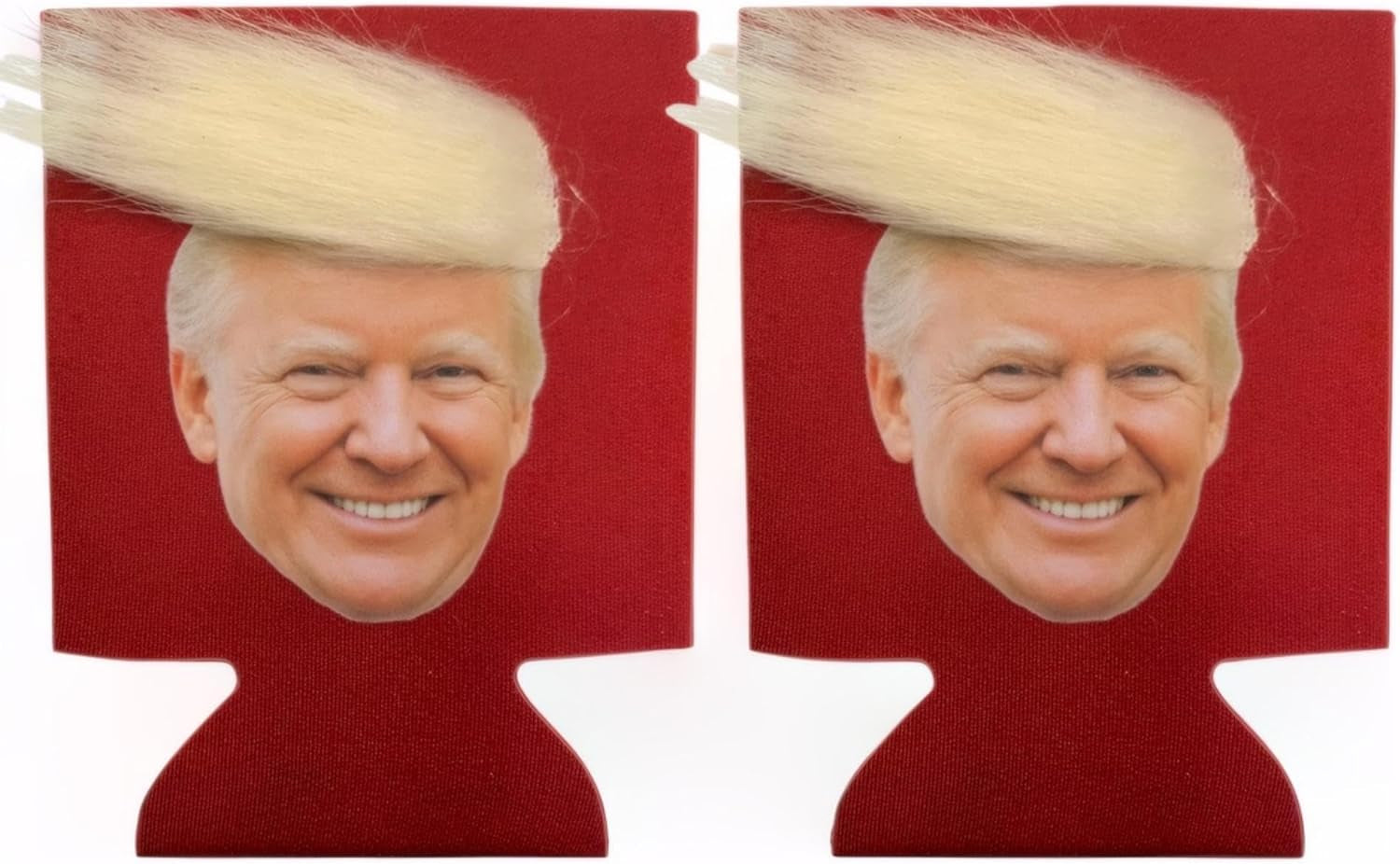 2 Pcs Trump Funny Hair Can Cooler, Gift For Trump Supporters, Election 2024