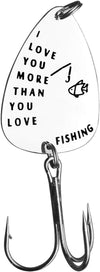 I Love You More than You Love Fishing Hook, Gifts For Father's Day, Gifts For Lovers