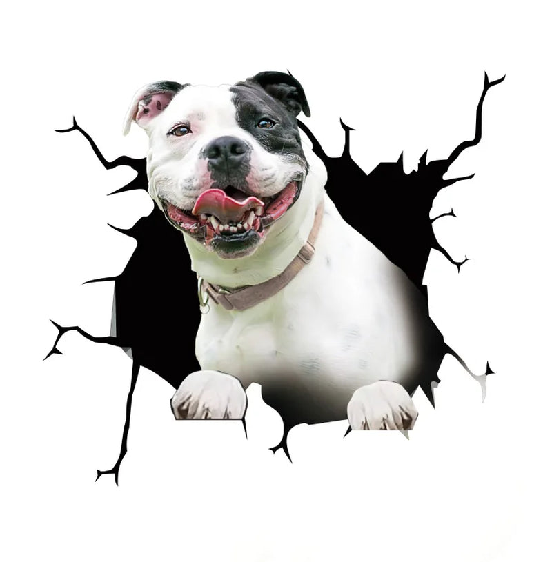 3D Dog Car Sticker Waterproof Cat Car Sticker Toilet Sticker Wall Stickers Removable Art Decals Sticker Home Decor Dropshipping