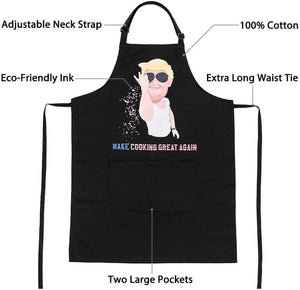 Make Cooking Great Again Apron, Gift For Trump Fans, Election 2024