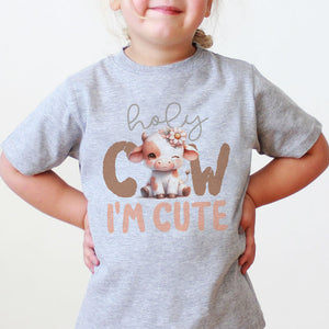 Holy Cow I'm Cute, Personalized Baby Clothes, Custom Baby Onesies, Baby Shower Gifts