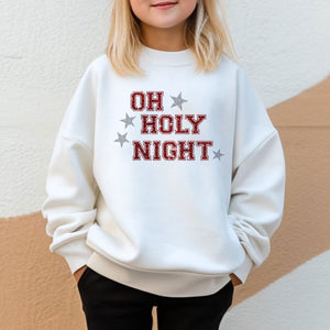 Oh Holy Night, Christmas Gift Ideas, Kid Sweatshirt, Christmas sweaters