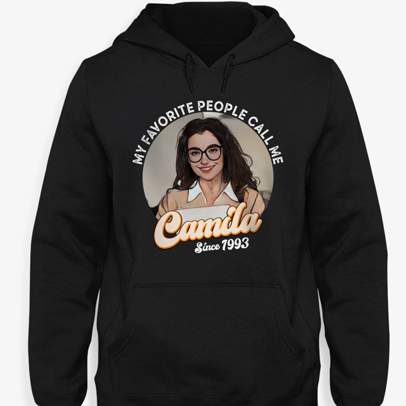 Favorite People Call Me, Personalized Shirt, Retro Vintage Shirt, Custom Photo