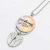 I Am Always With You, Personalized Angel Wings Keychain, Car Hanger, Custom Photo
