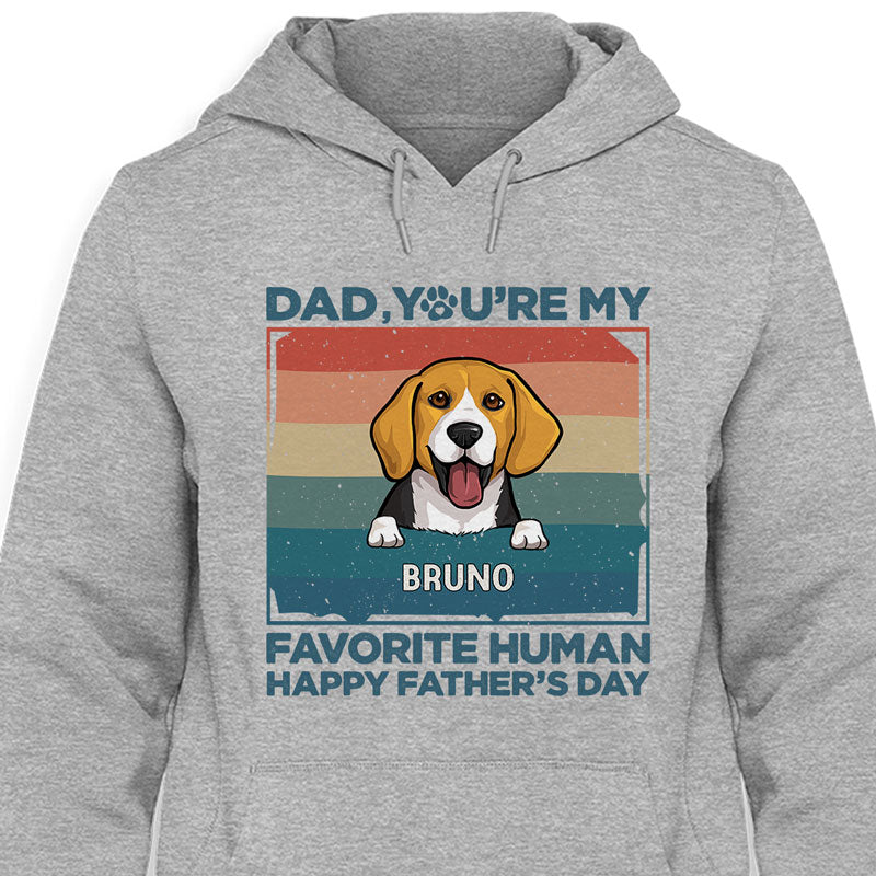 You Are My Favorite Human Vintage, Personalized Shirt, Gifts For Dog Lovers