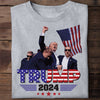 Trump Shooting 2024, Trump Shot Light Shirt, Election 2024