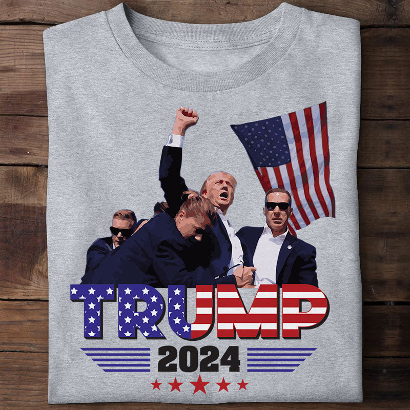 Trump Shooting 2024, Trump Shot Light Shirt, Election 2024