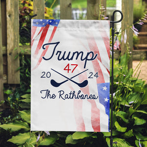 Golf 47 2024 Trump, Personalized Garden Flag, Home Decoration, Election 2024