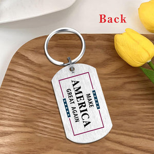 Make America Great Again MAGA Trump 2024 Keychain, Election 2024