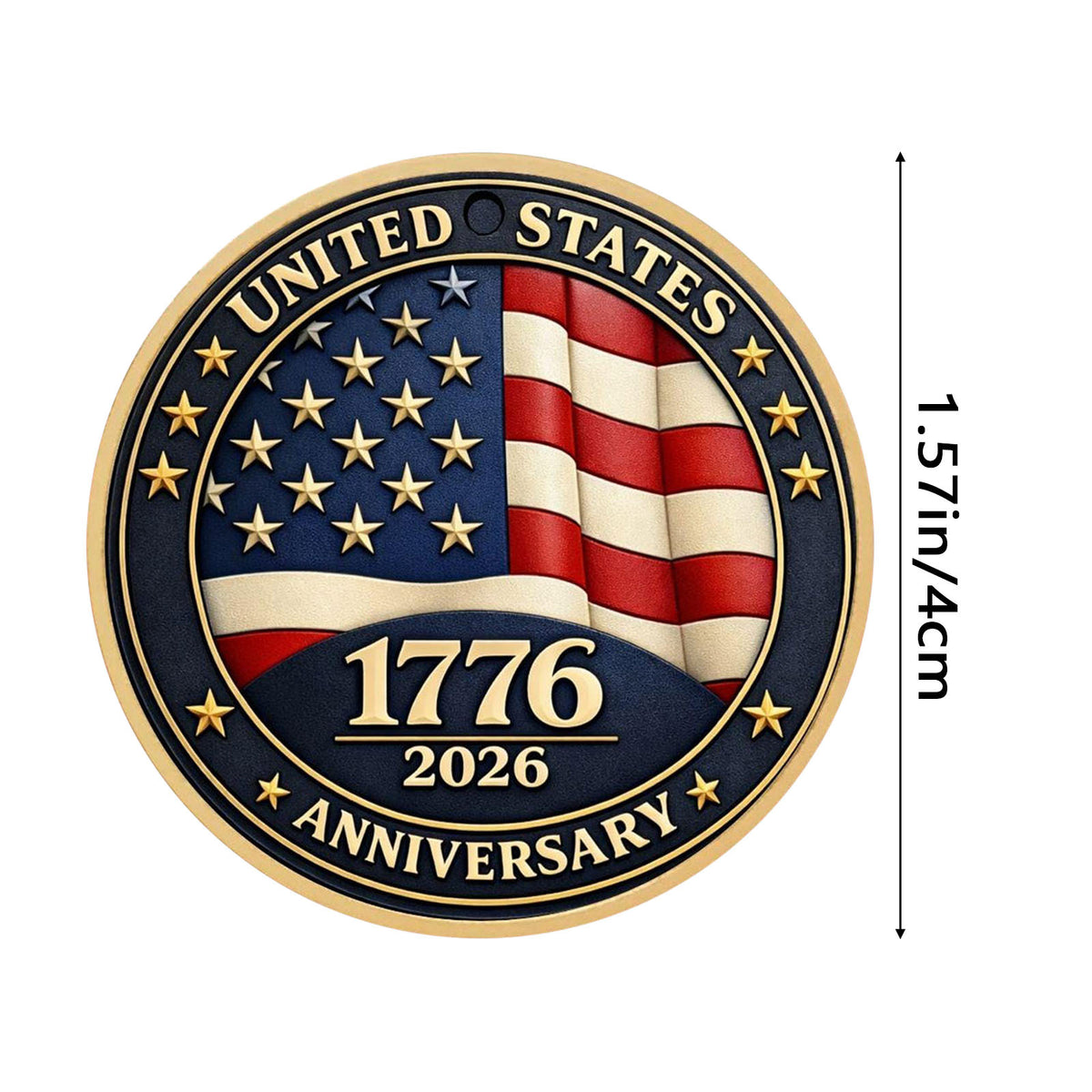 3D Embossed 250th Anniversary Coin, Commemorative Challenge Coin, Collectible Souvenir Gift, Limited Edition Coin