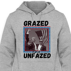 Gazed Unfazed Trump 2024, Trump Shooting, Trump AssassinationShirt, Election 2024