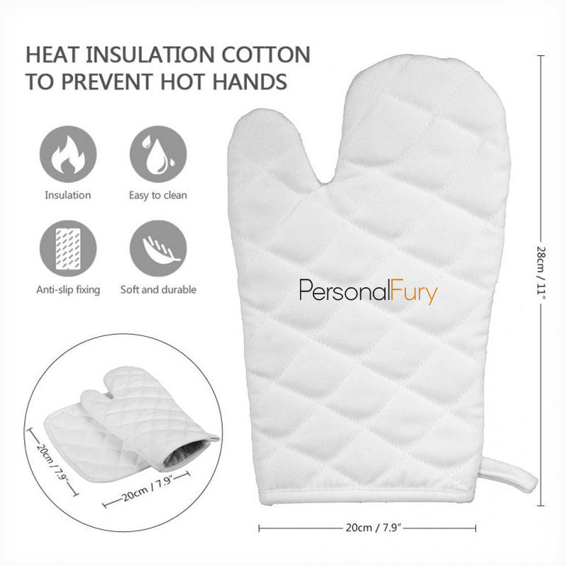 Cotton Custom Therma-Grip Oven Mitt with Hanging Loop Promotion